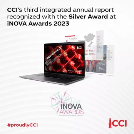 2022 Integrated Report won a Silver Award at the iNOVA Awards