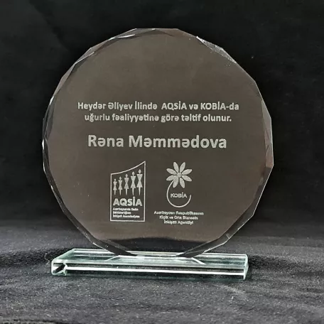 CCI Azerbaijan General Manager Rena Mamedova  recognized for her active contributions towards the economy 